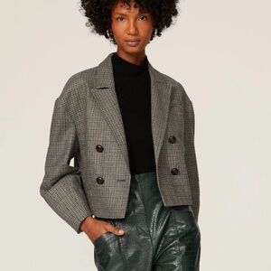 $595 Veronica Beard Sybille Houndstooth
